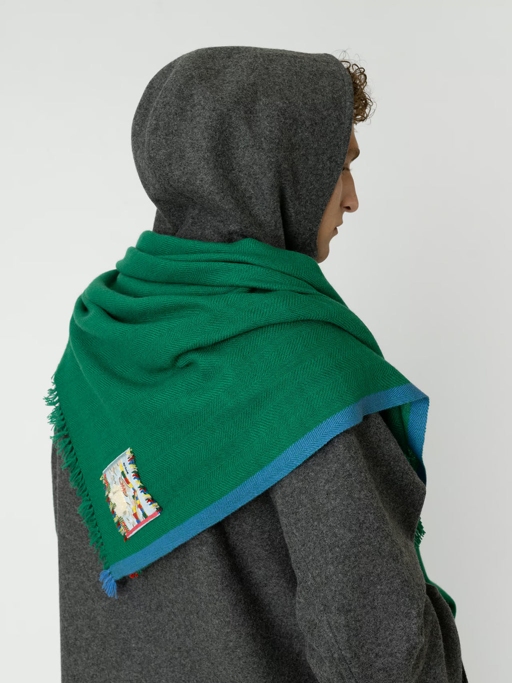 enSoie | Blia Cashmere Stole  | Pine Tree