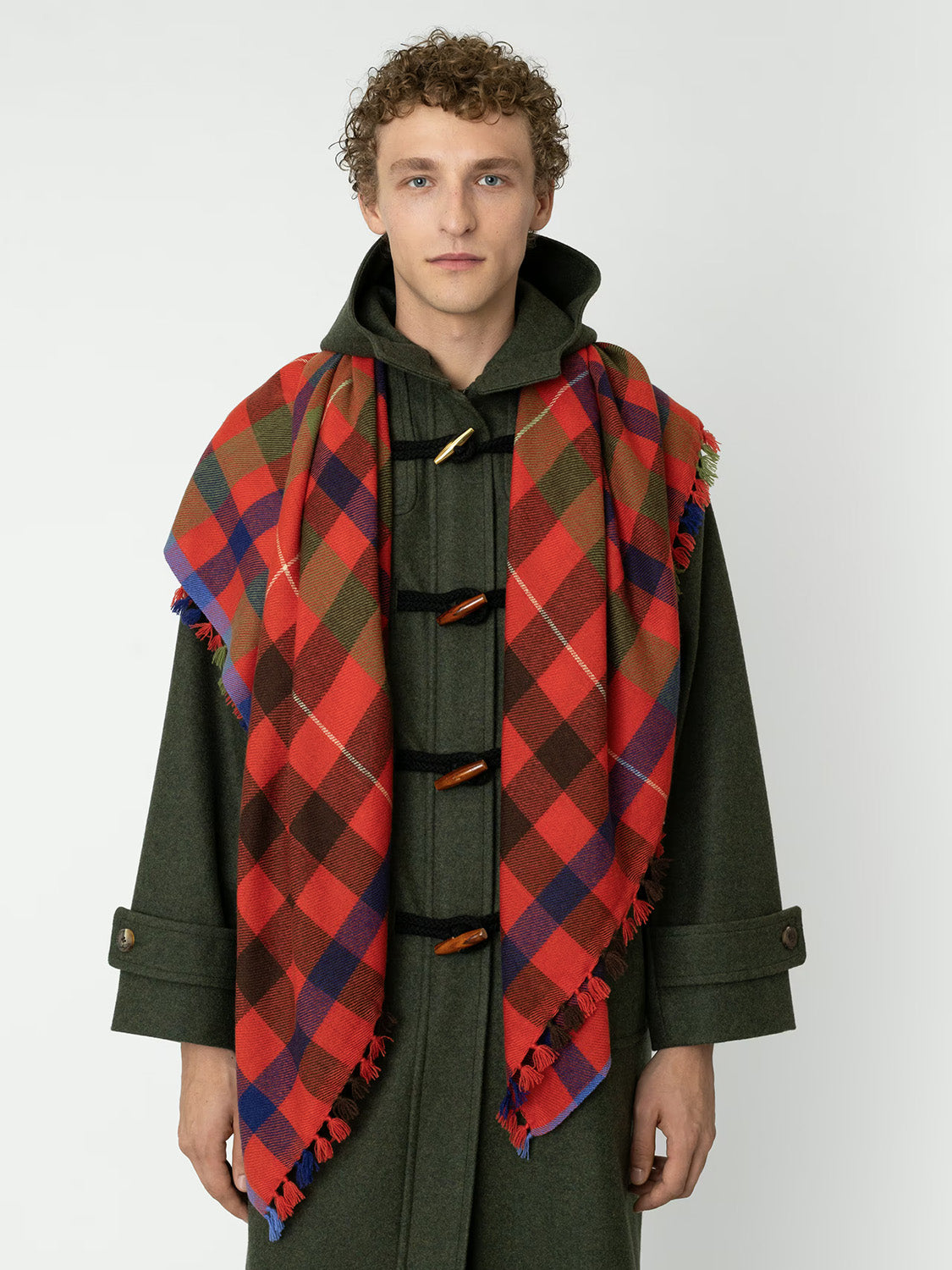 enSoie | Blia Cashmere Stole | Ripe Apple
