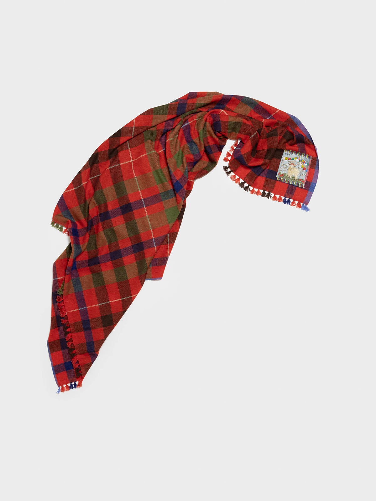 enSoie | Blia Cashmere Stole | Ripe Apple