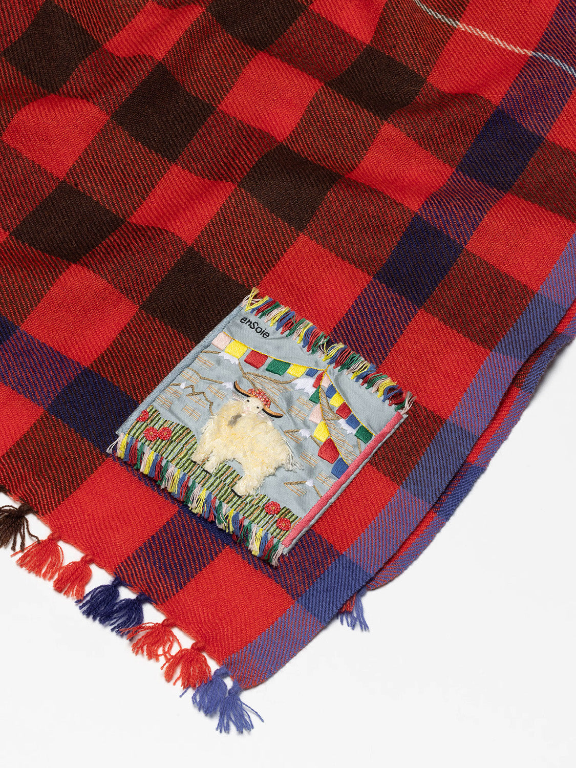 enSoie | Blia Cashmere Stole | Ripe Apple