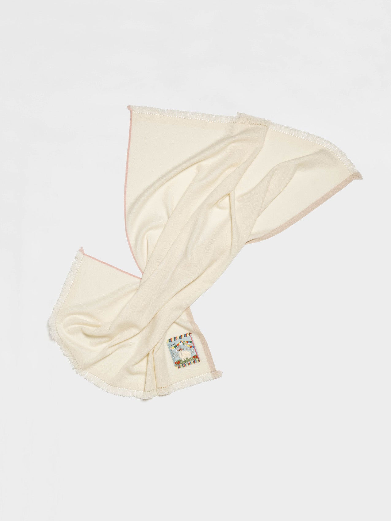enSoie | Blia Cashmere Stole  | Snow Rabbit