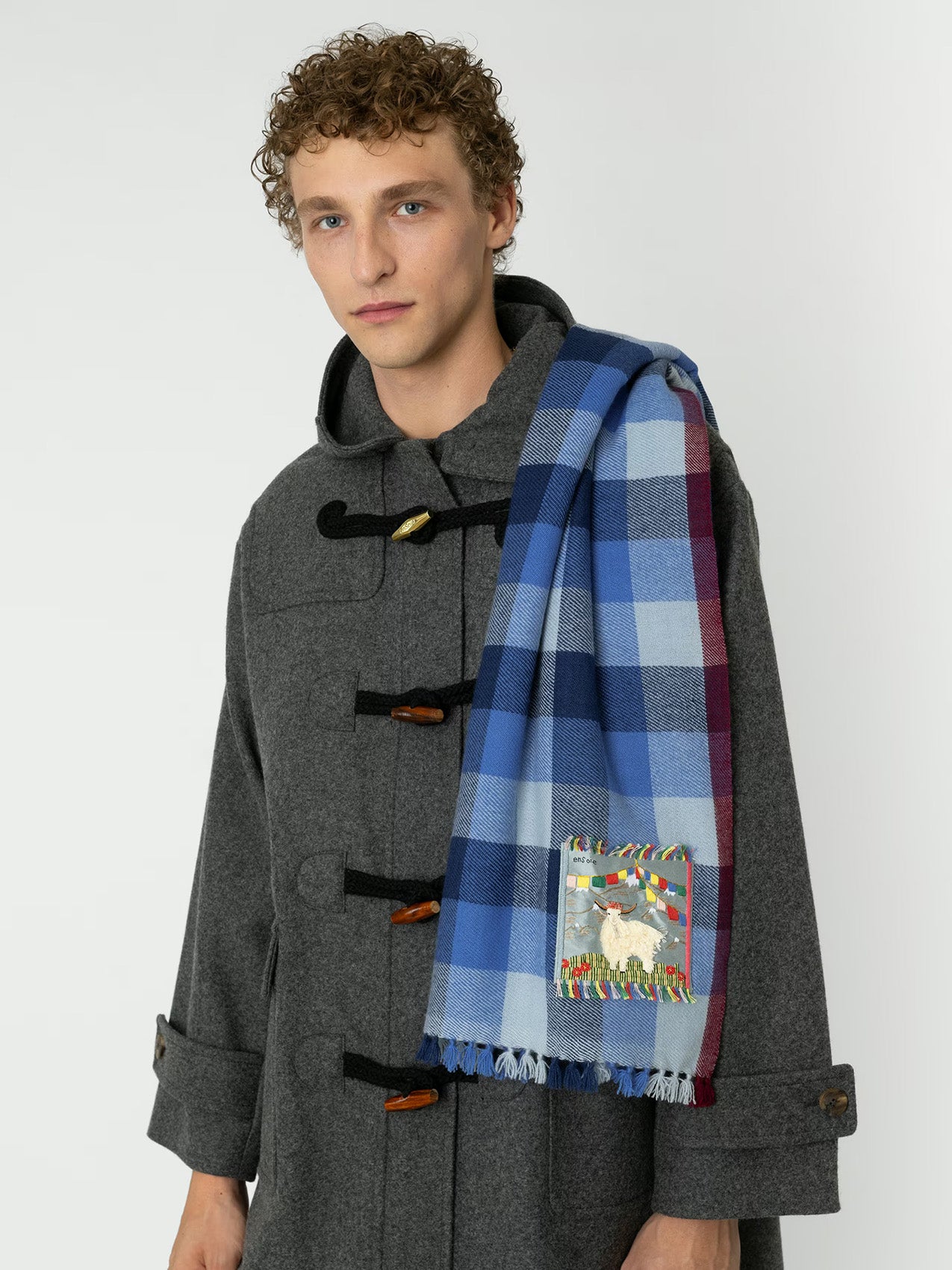 enSoie | Blia Cashmere Stole | Winterstorm