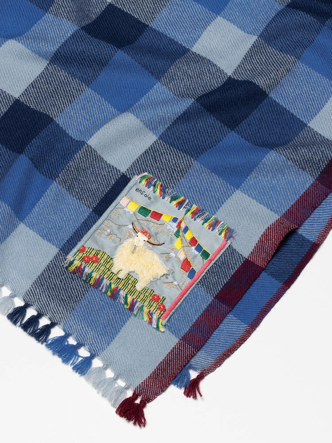 enSoie | Blia Cashmere Stole | Winterstorm