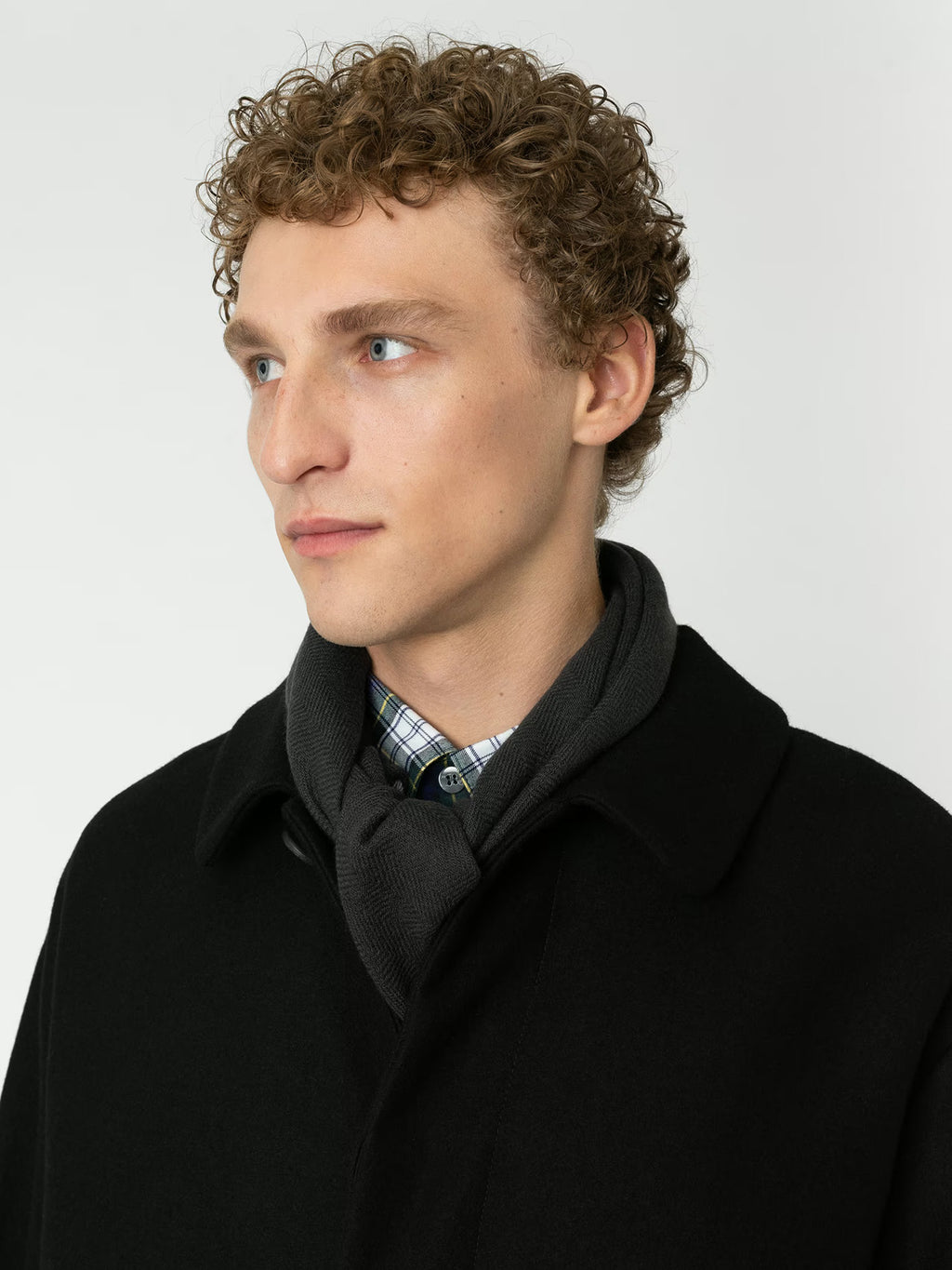 enSoie | Blia Cashmere Stole  | Wolf Grey