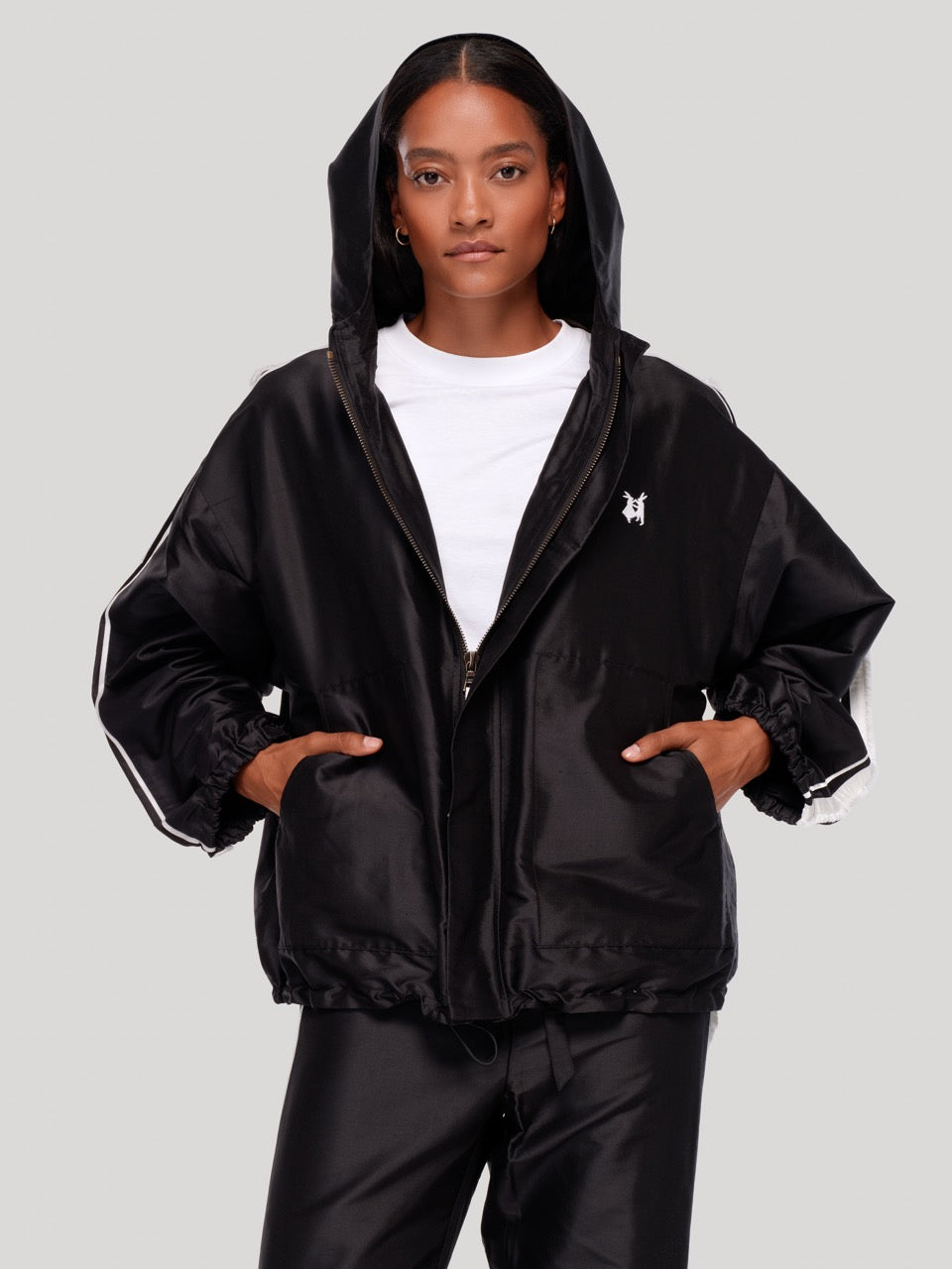 enSoie | Boreas Doupion Jacket black