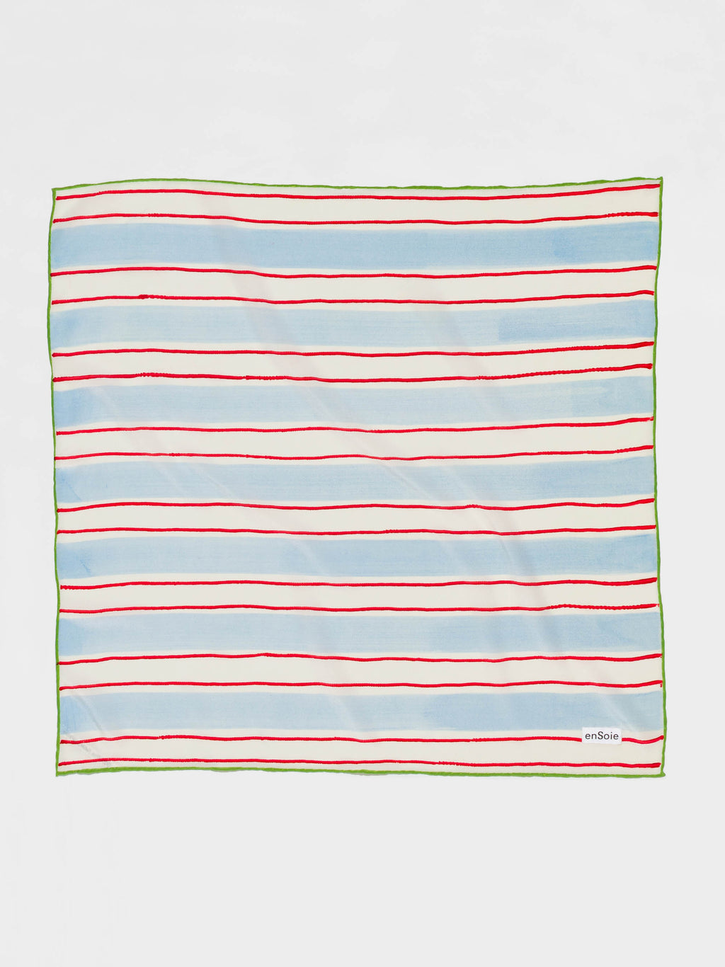 enSoie | Carré foulard 65 Silk, Handpainted stripe