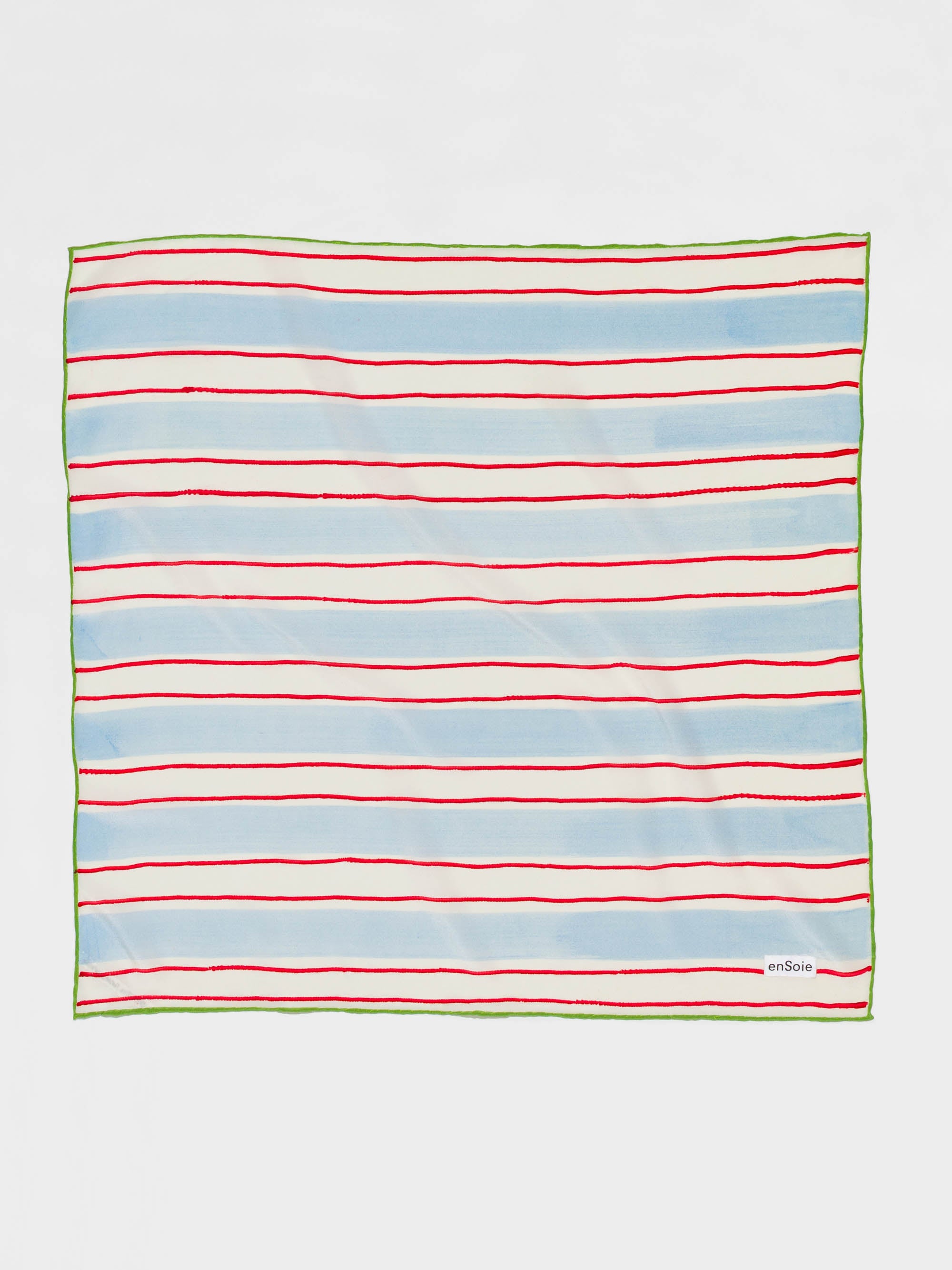 enSoie | Carré foulard 65 Silk, Handpainted stripe