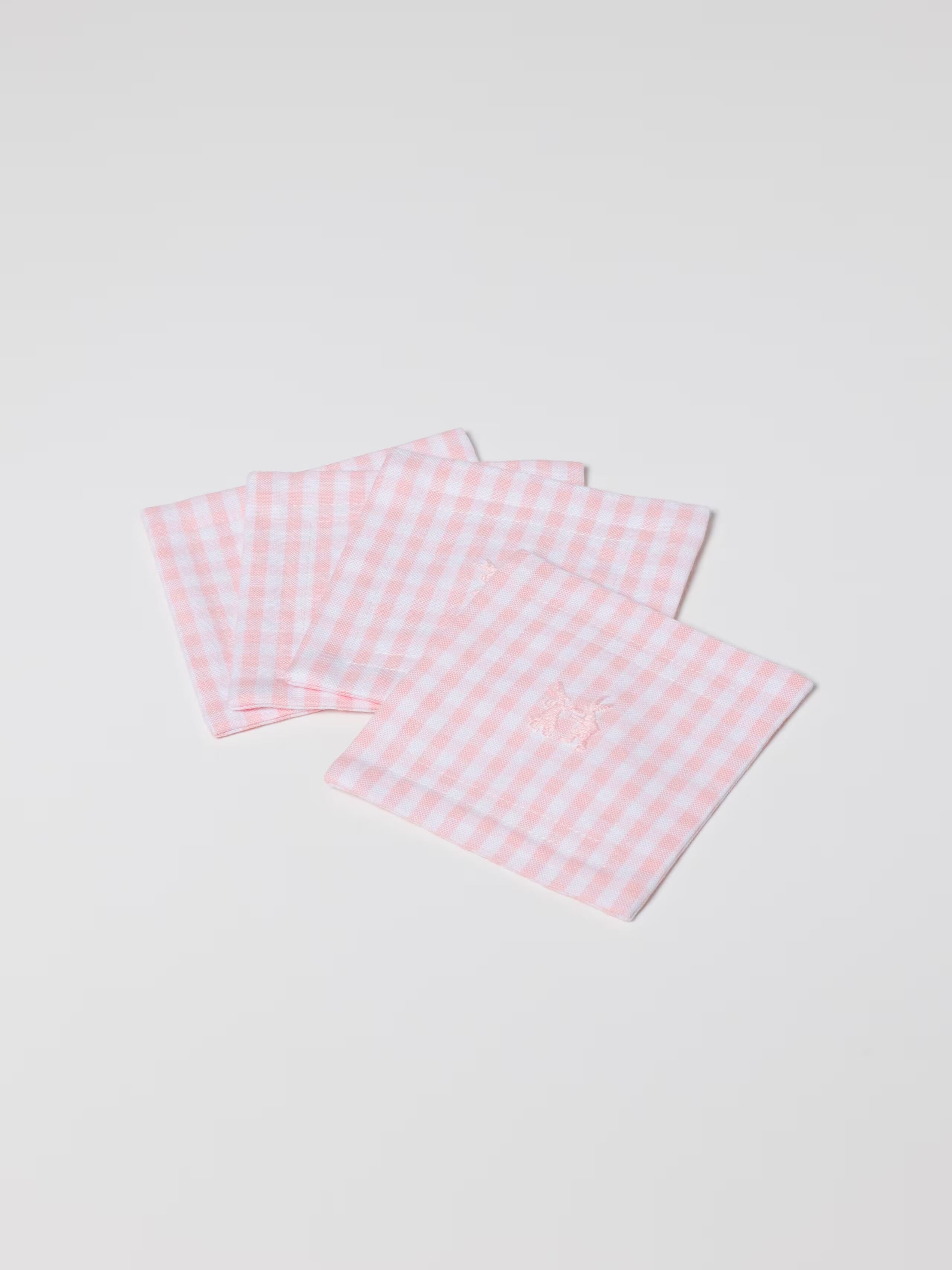 enSoie |  Charlène Coaster Vichy Set of 4