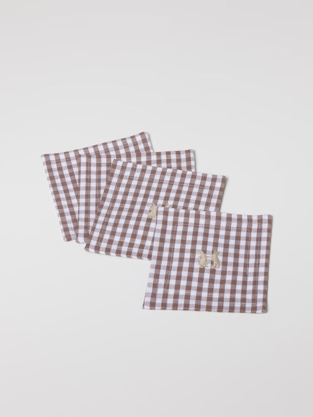 enSoie |  Charlène Coaster Vichy Set of 4