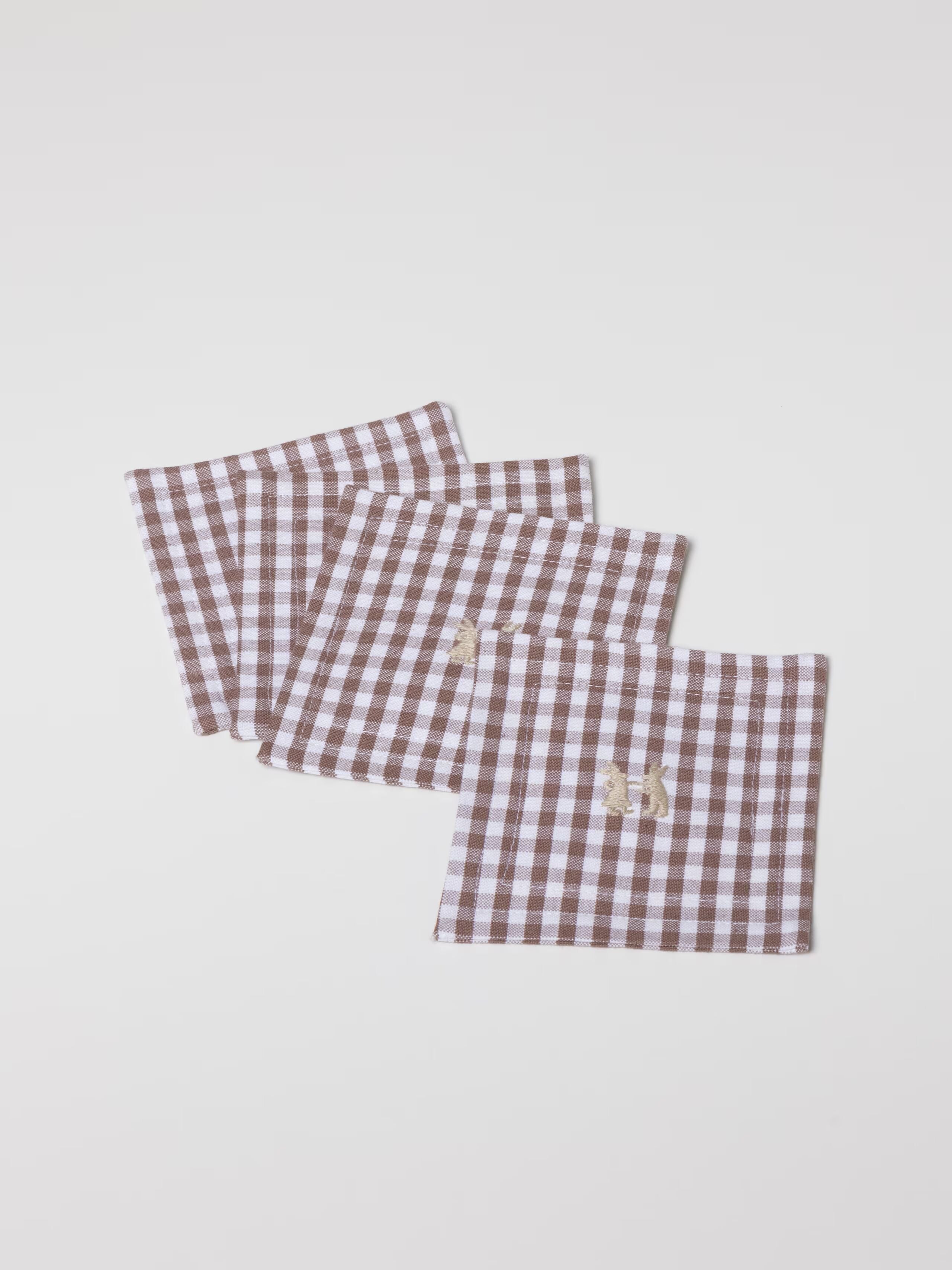 enSoie |  Charlène Coaster Vichy Set of 4