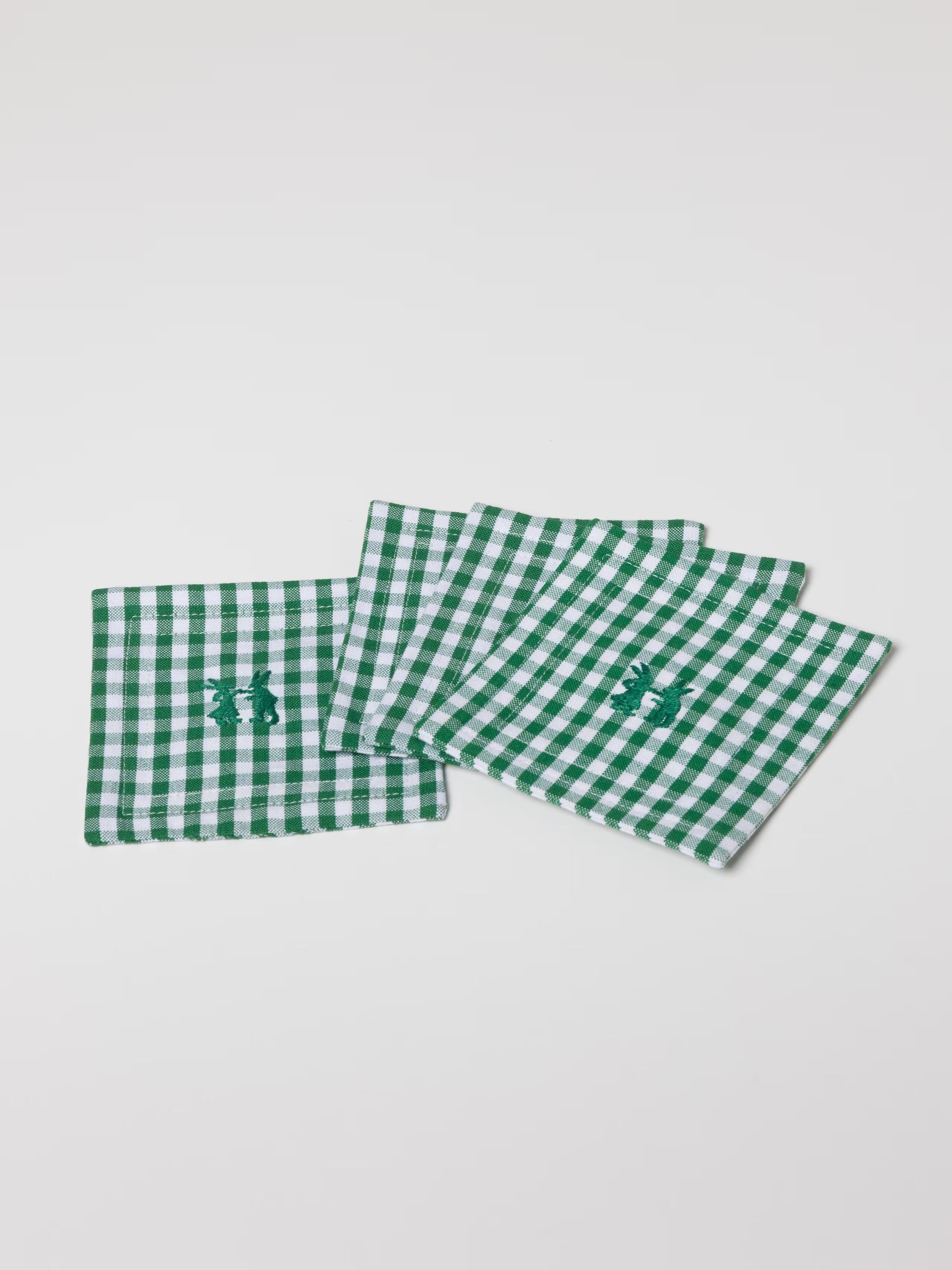 enSoie |  Charlène Coaster Vichy Set of 4