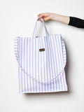 enSoie | Cabas Bag – Cotton canvas – Oxford Stripes