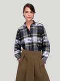 enSoie | Francesca Doupion Blouse woodpecker check