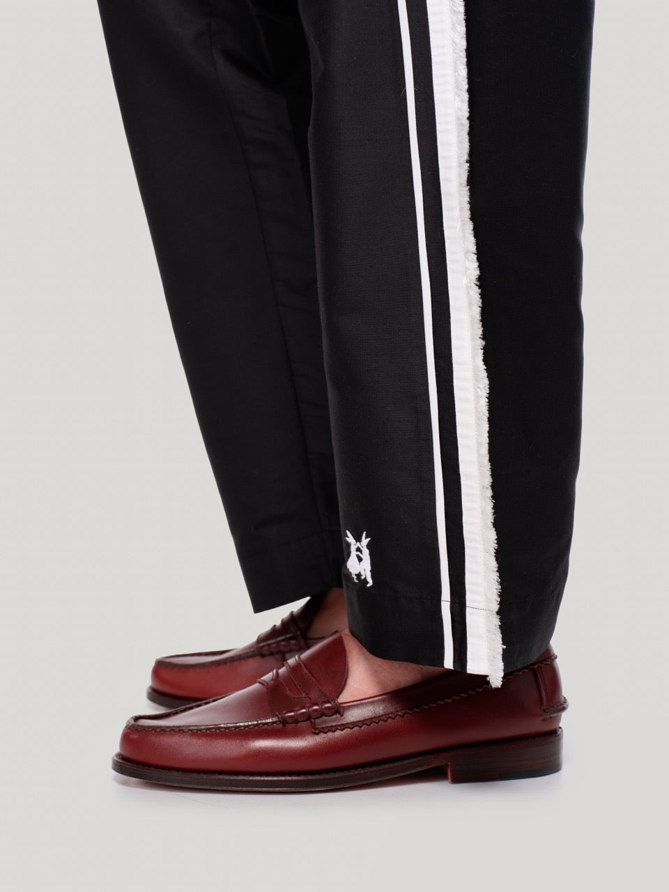 enSoie | Kumi Doupion Pants black