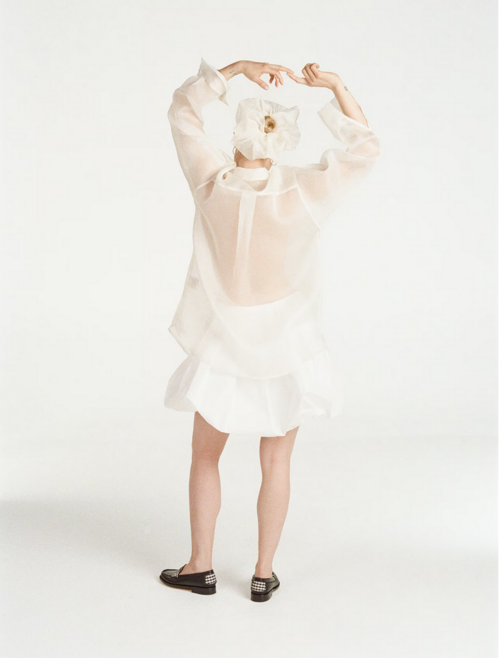 enSoie | Lola blouse (Satin Organza)