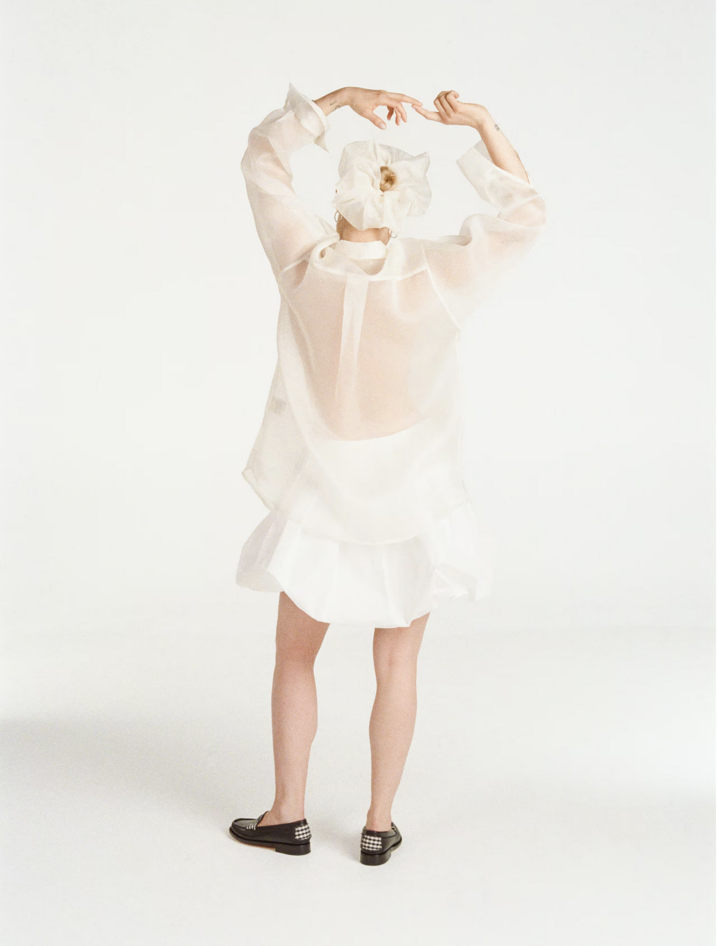 enSoie | Lola blouse (Satin Organza)