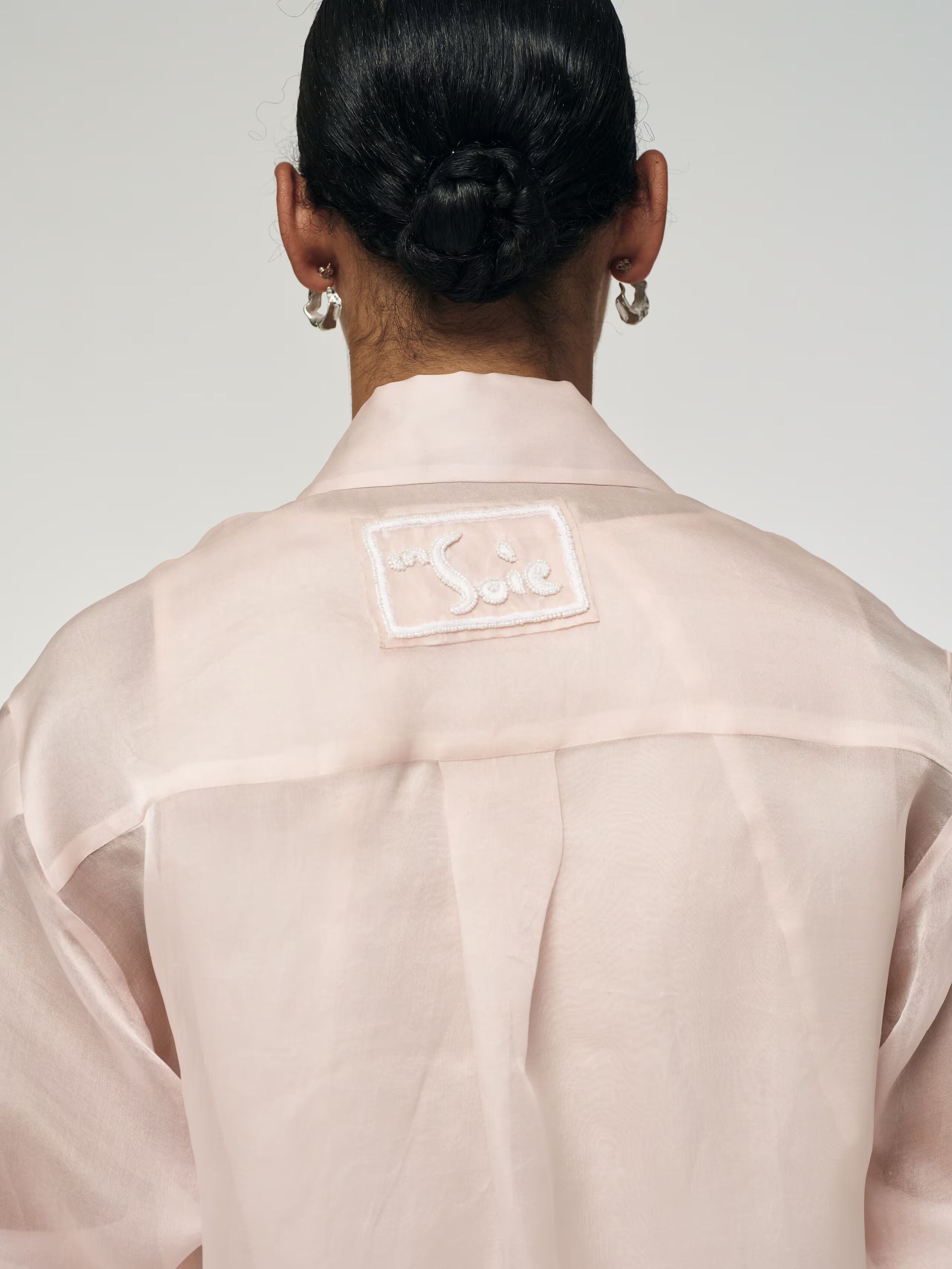 enSoie | Lola blouse (Satin Organza)