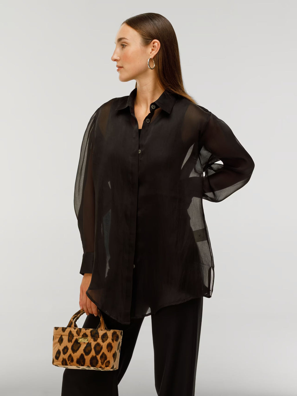 enSoie | Lola blouse (Satin Organza)