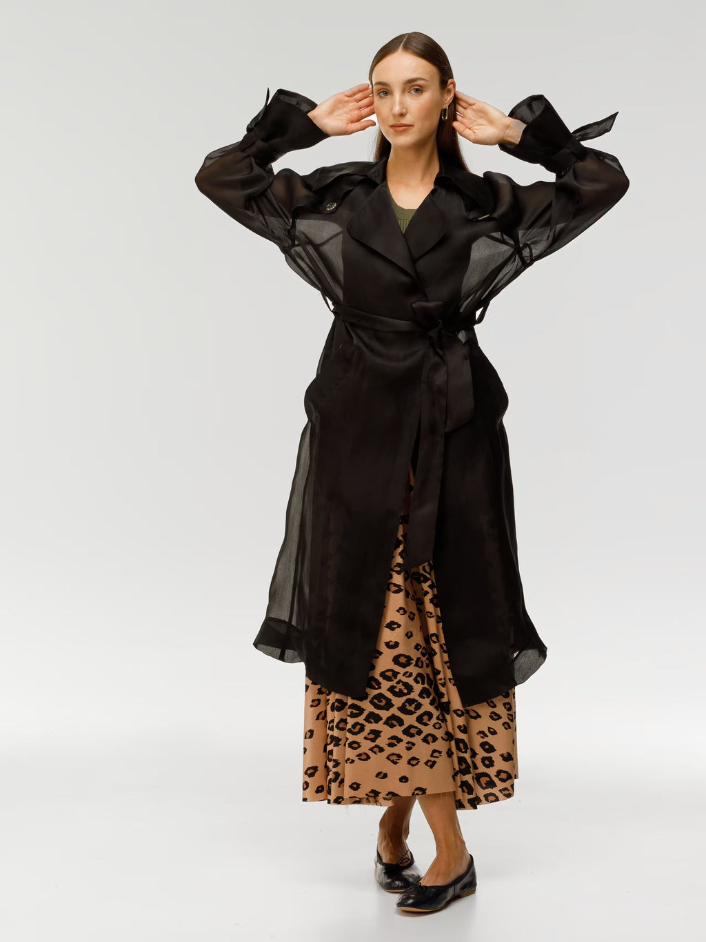 enSoie | Manhattan Trenchcoat Organza Silk