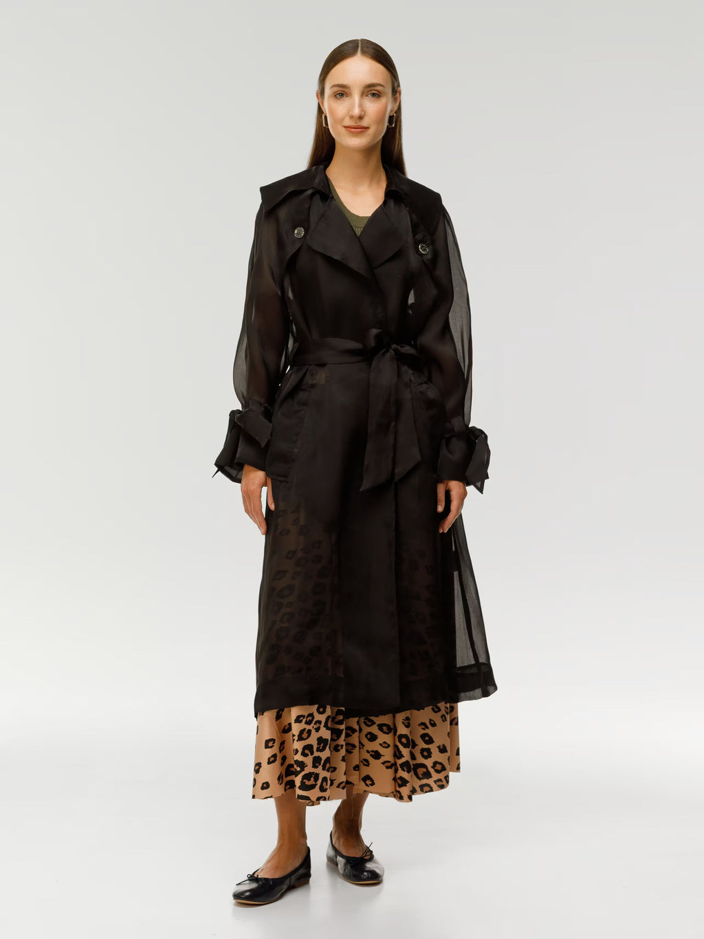enSoie | Manhattan Trenchcoat Organza Silk