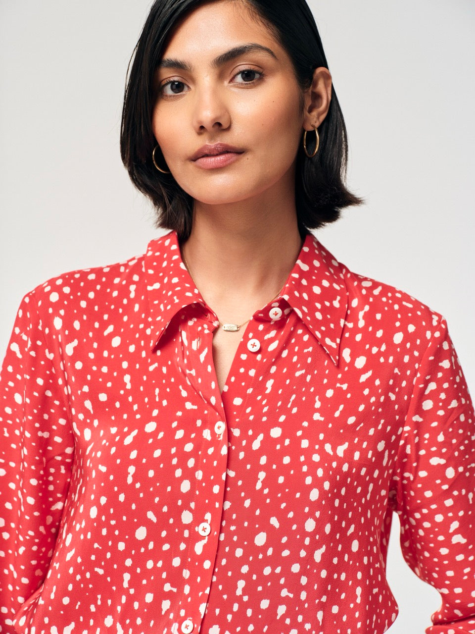 enSoie | Maxi blouse (crêpe)