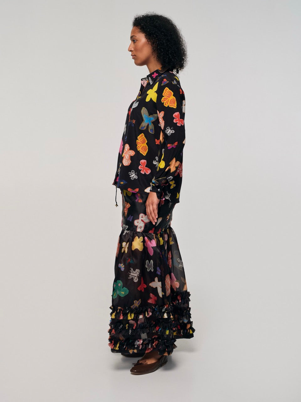 enSoie | Maxi blouse (crêpe)