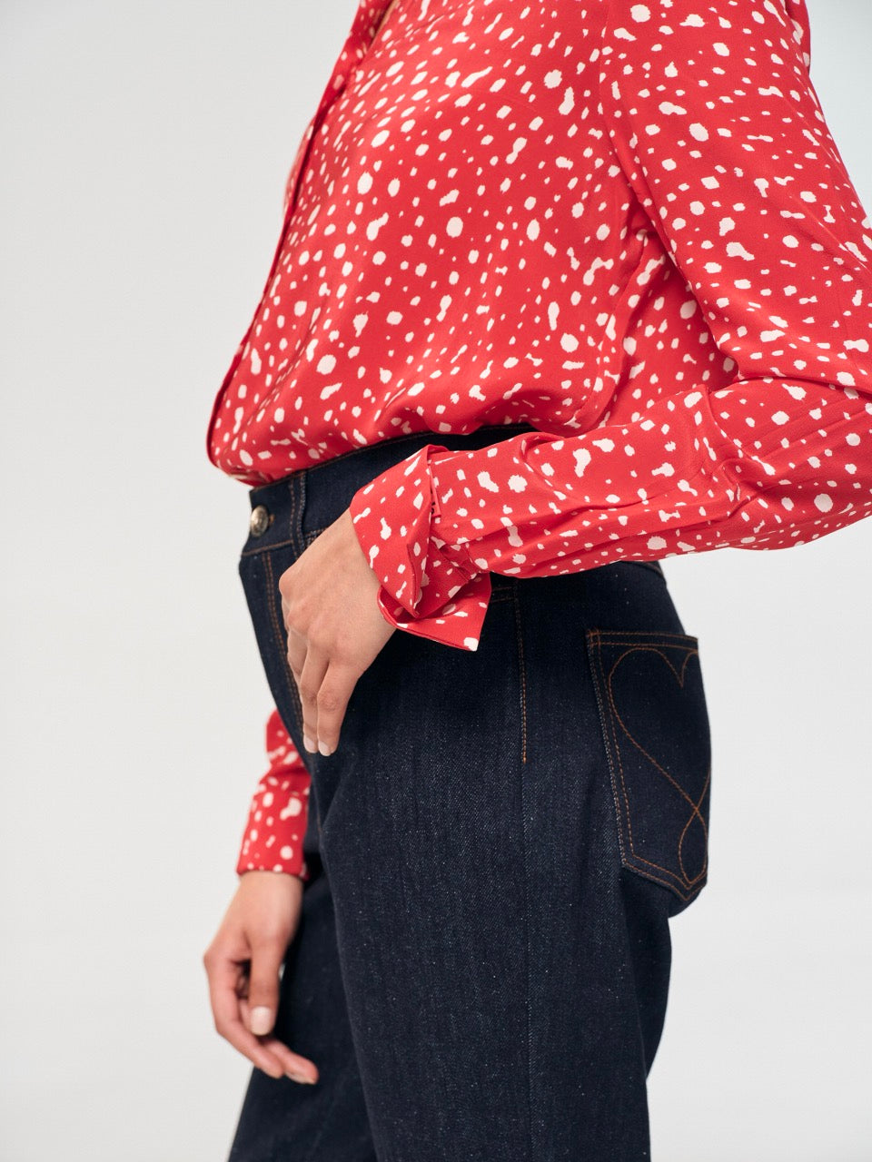 enSoie | Maxi blouse (crêpe)