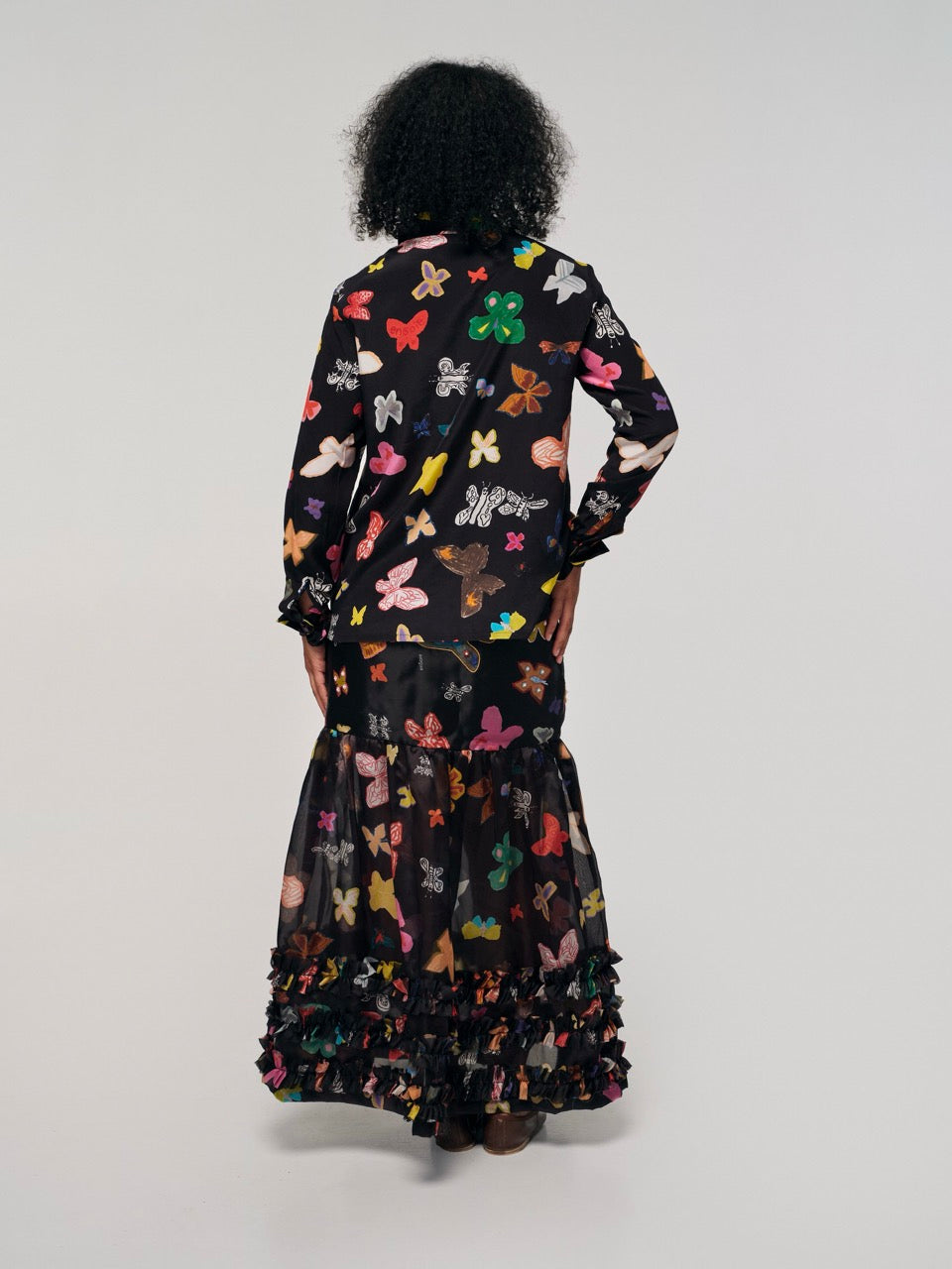 enSoie | Maxi blouse (crêpe)