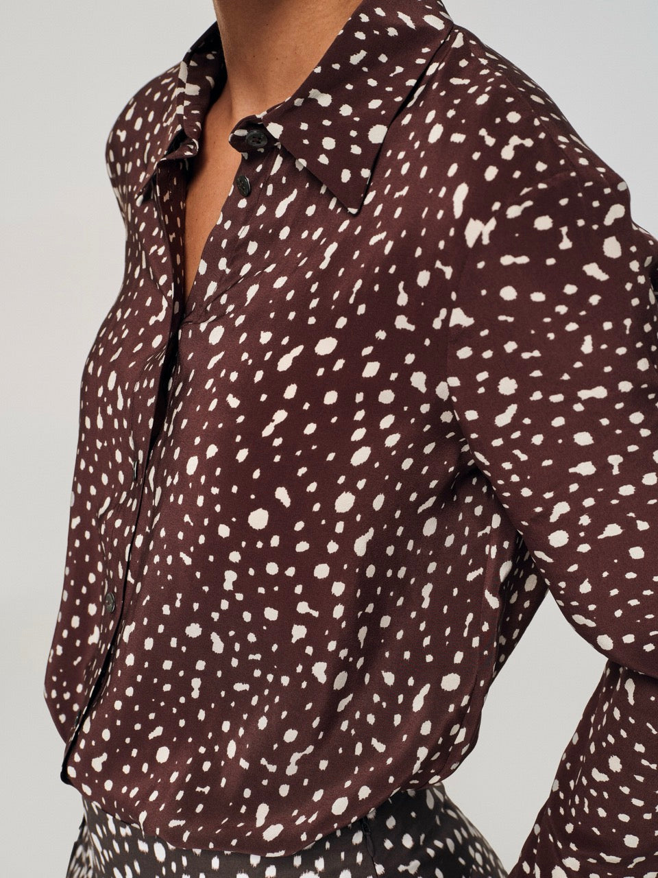 enSoie | Maxi blouse (crêpe)
