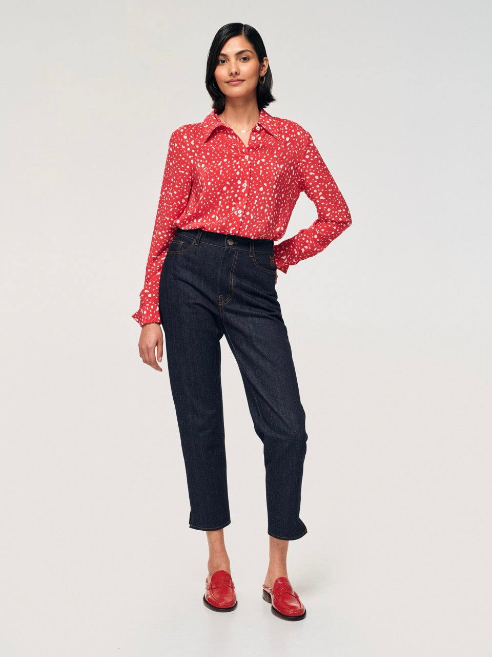 enSoie | Maxi blouse (crêpe)