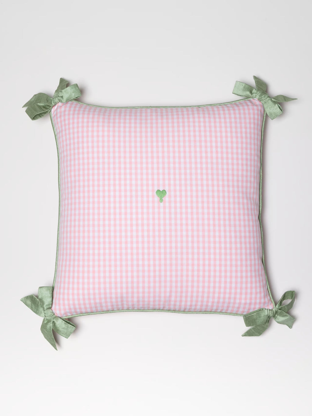 enSoie | Mila pillow cover 45 Vichy Ribbon