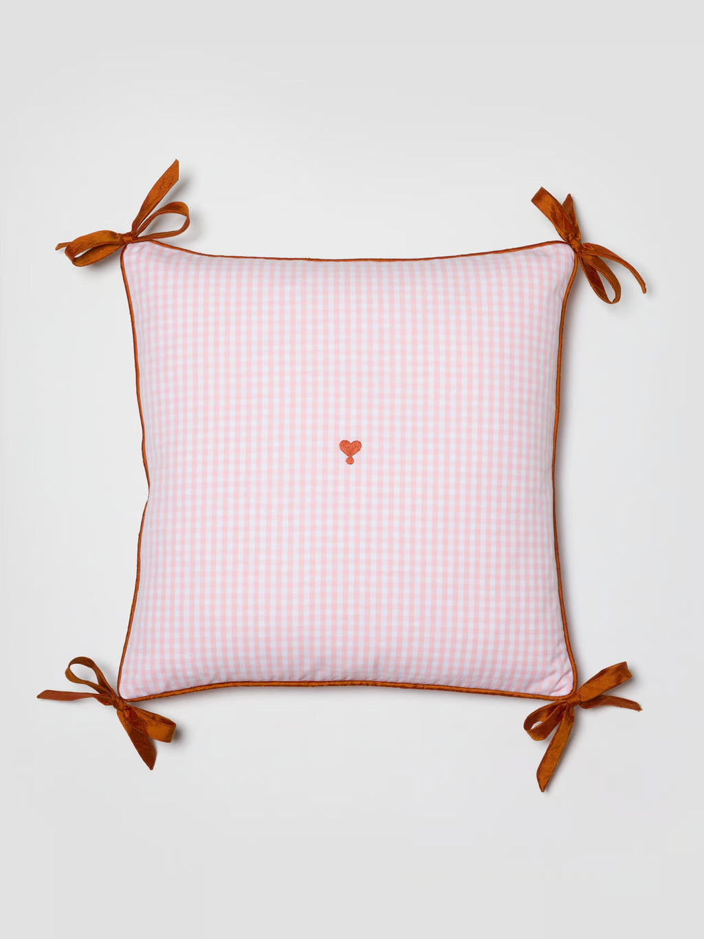 enSoie | Mila pillow cover 45 Vichy Ribbon