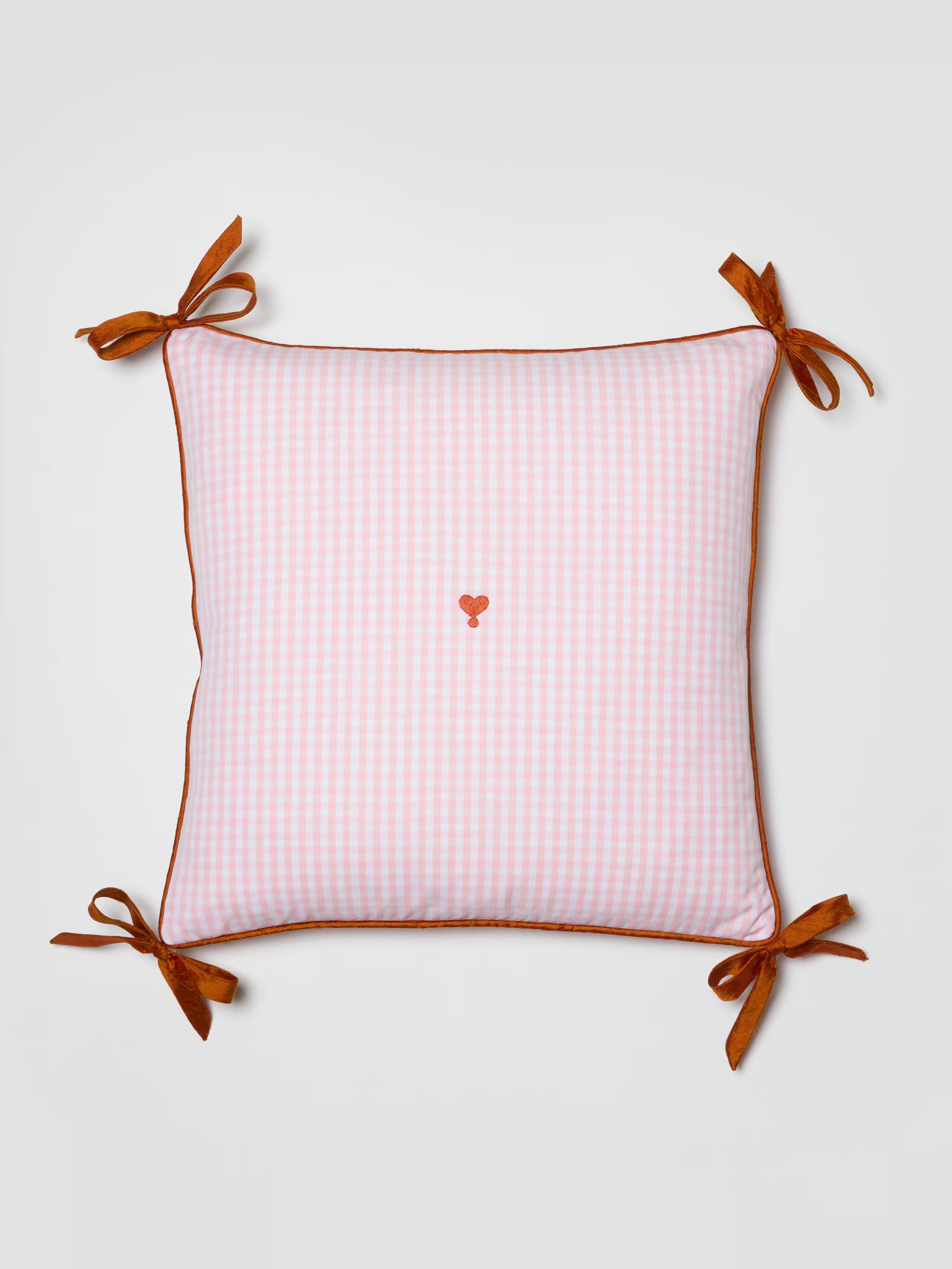 enSoie | Mila pillow cover 45 Vichy Ribbon