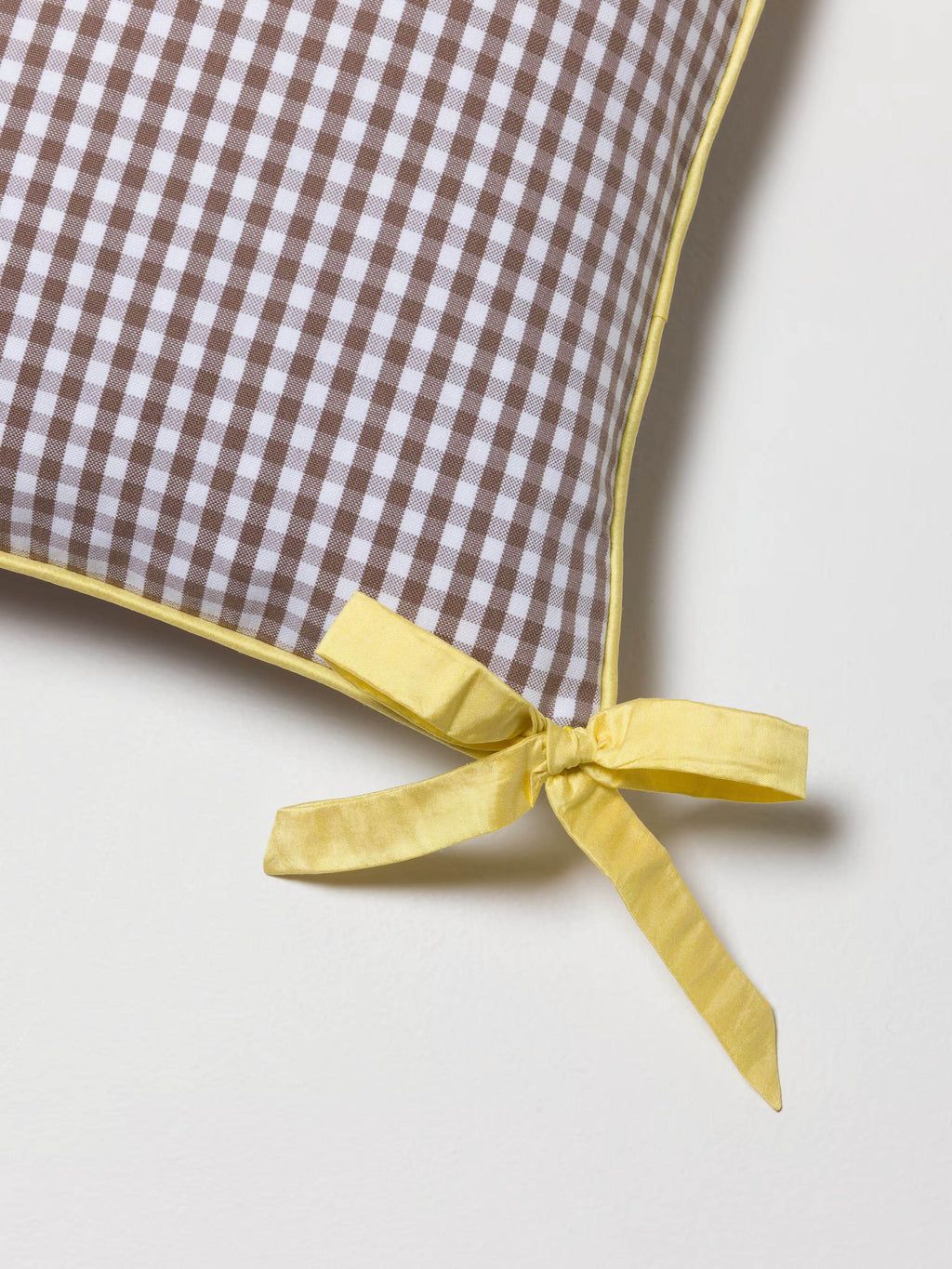 enSoie | Mila pillow cover 45 Vichy Ribbon