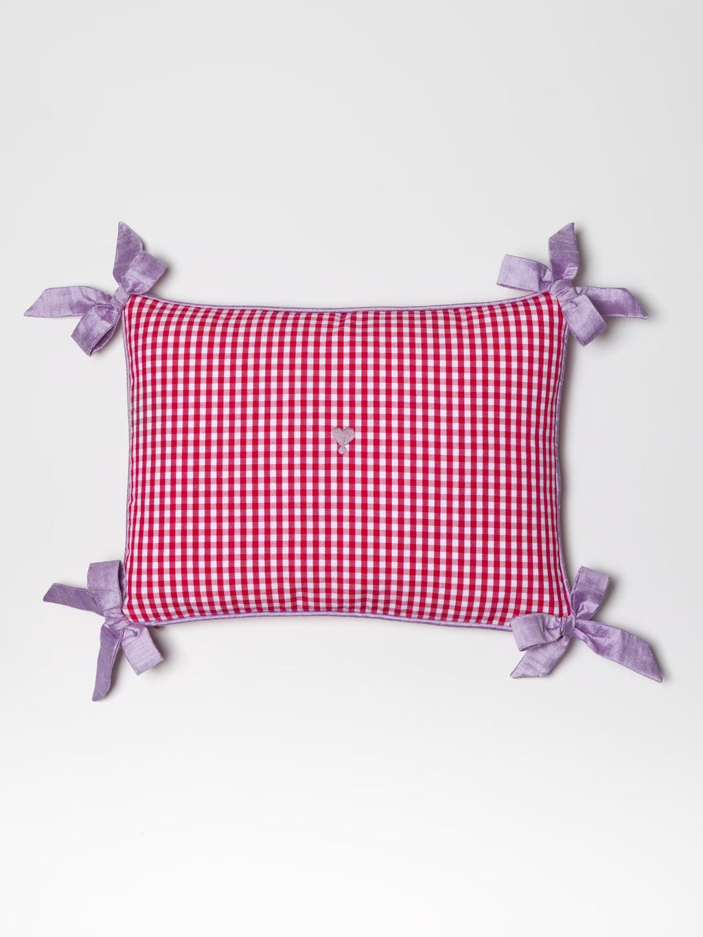 enSoie | Milo pillow cover 30 Vichy Ribbon