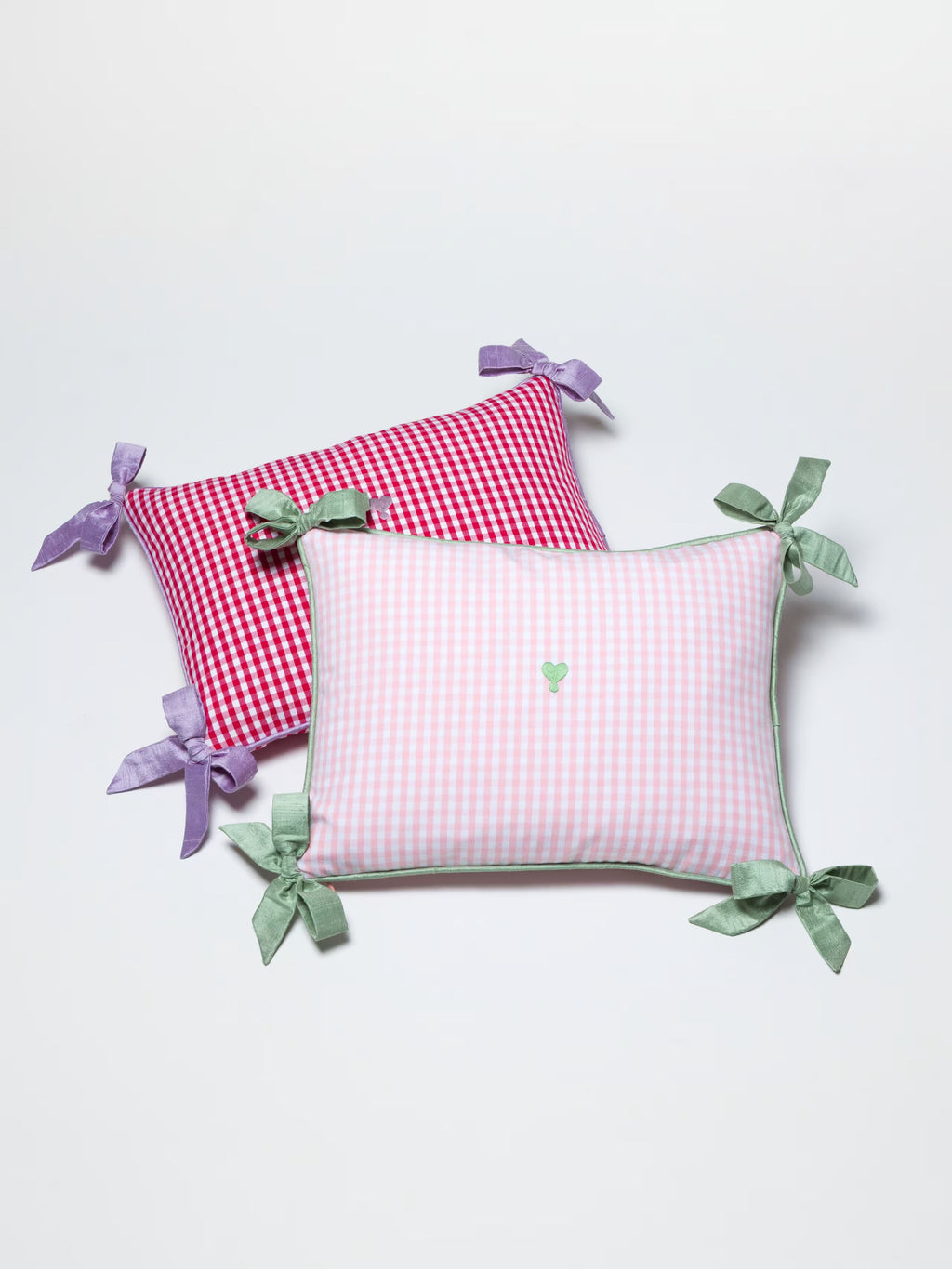 enSoie | Milo pillow cover 30 Vichy Ribbon