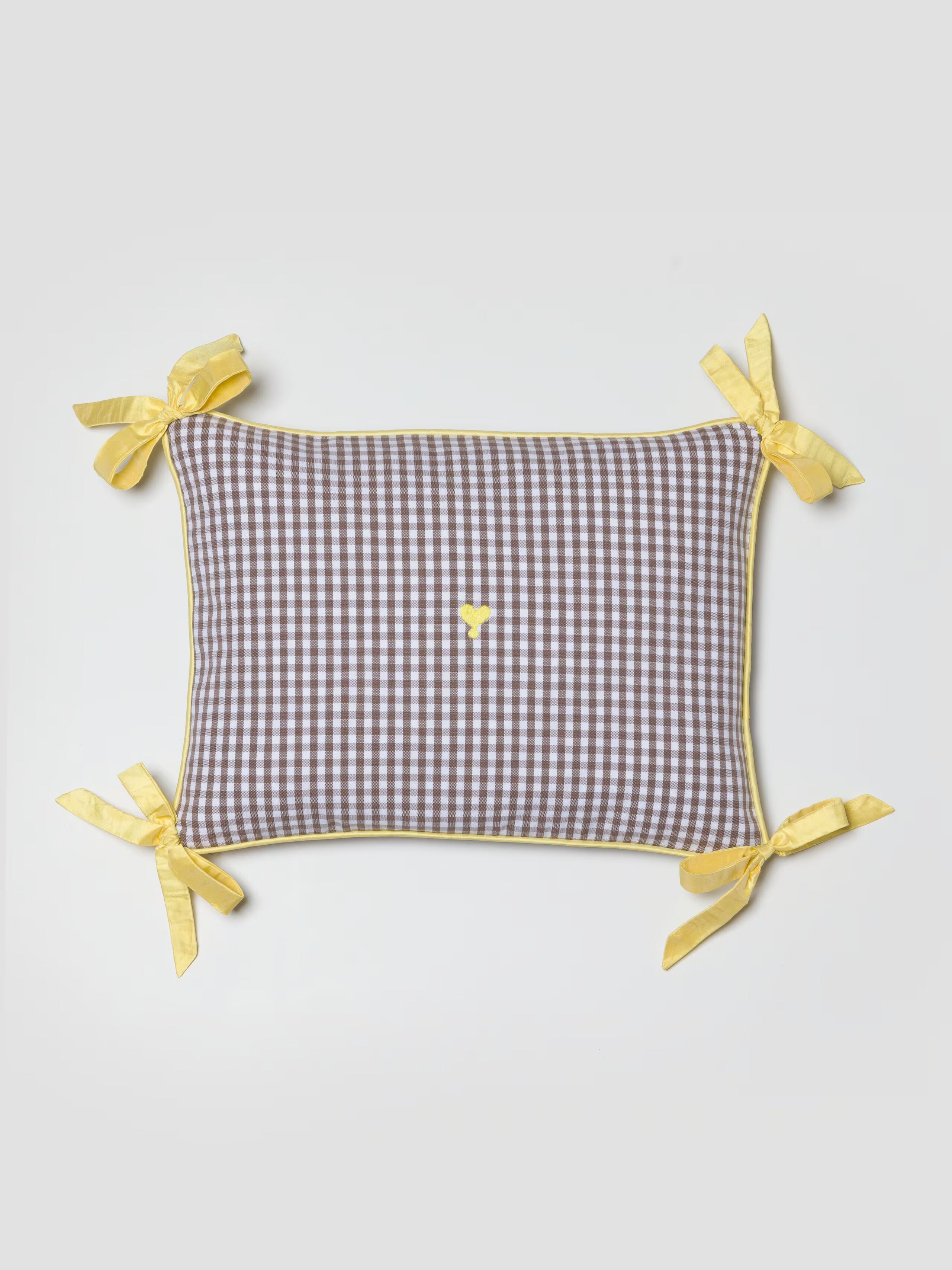 enSoie | Milo pillow cover 30 Vichy Ribbon