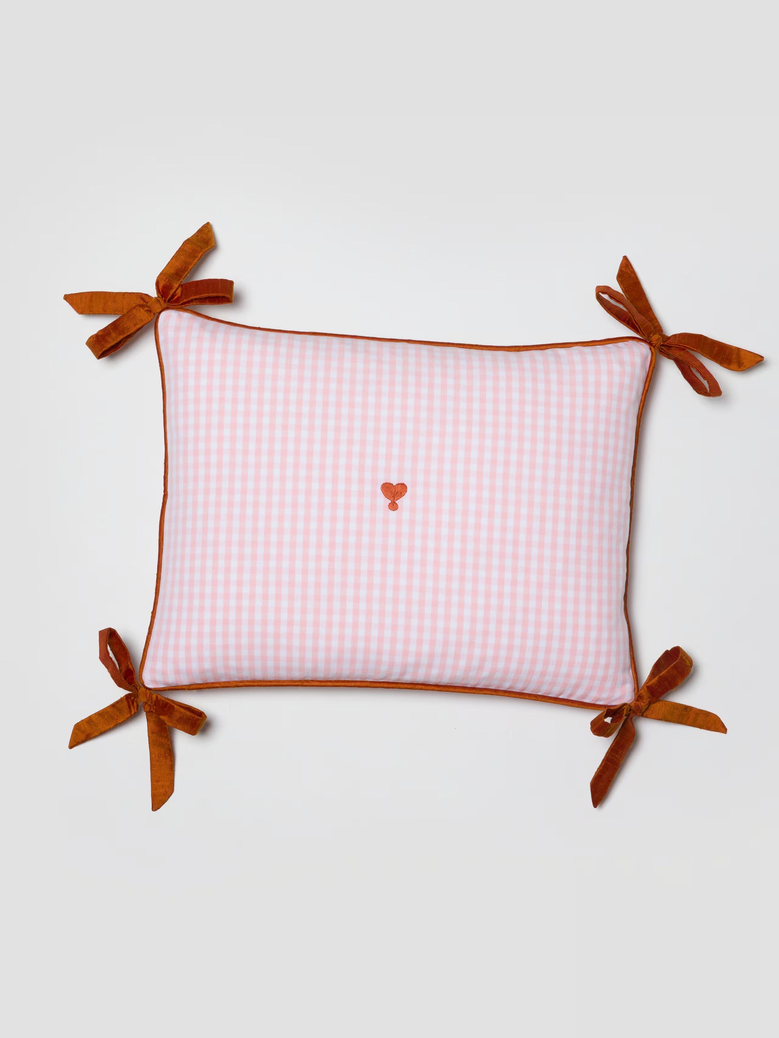 enSoie | Milo pillow cover 30 Vichy Ribbon