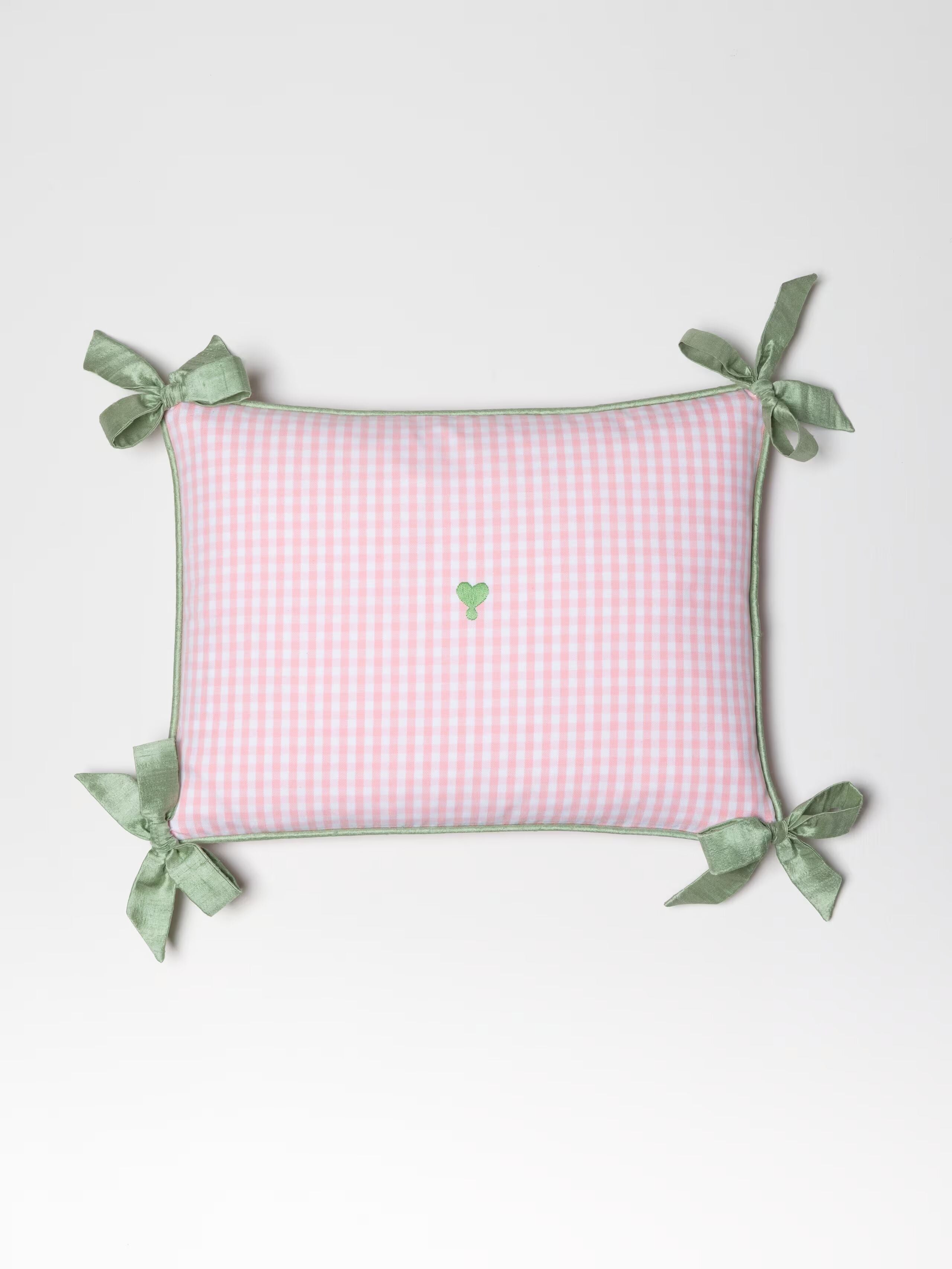 enSoie | Milo pillow cover 30 Vichy Ribbon