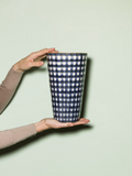 enSoie | Sourire Vase Vichy Slim M