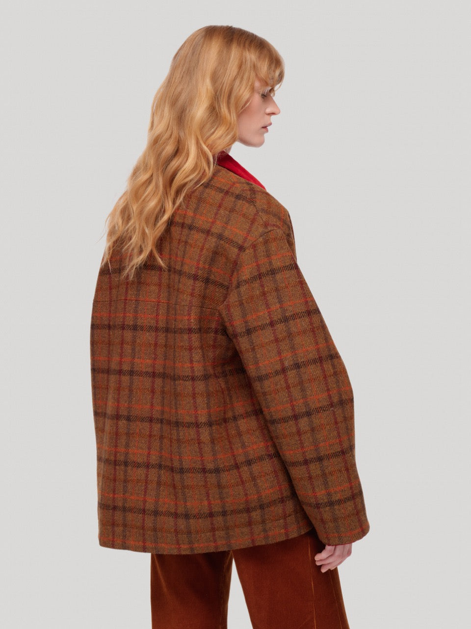 enSoie | Vicky Tweed Jacket redkite check