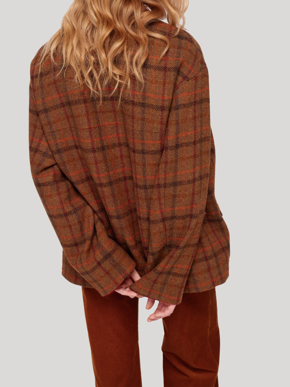 enSoie | Vicky Tweed Jacket redkite check