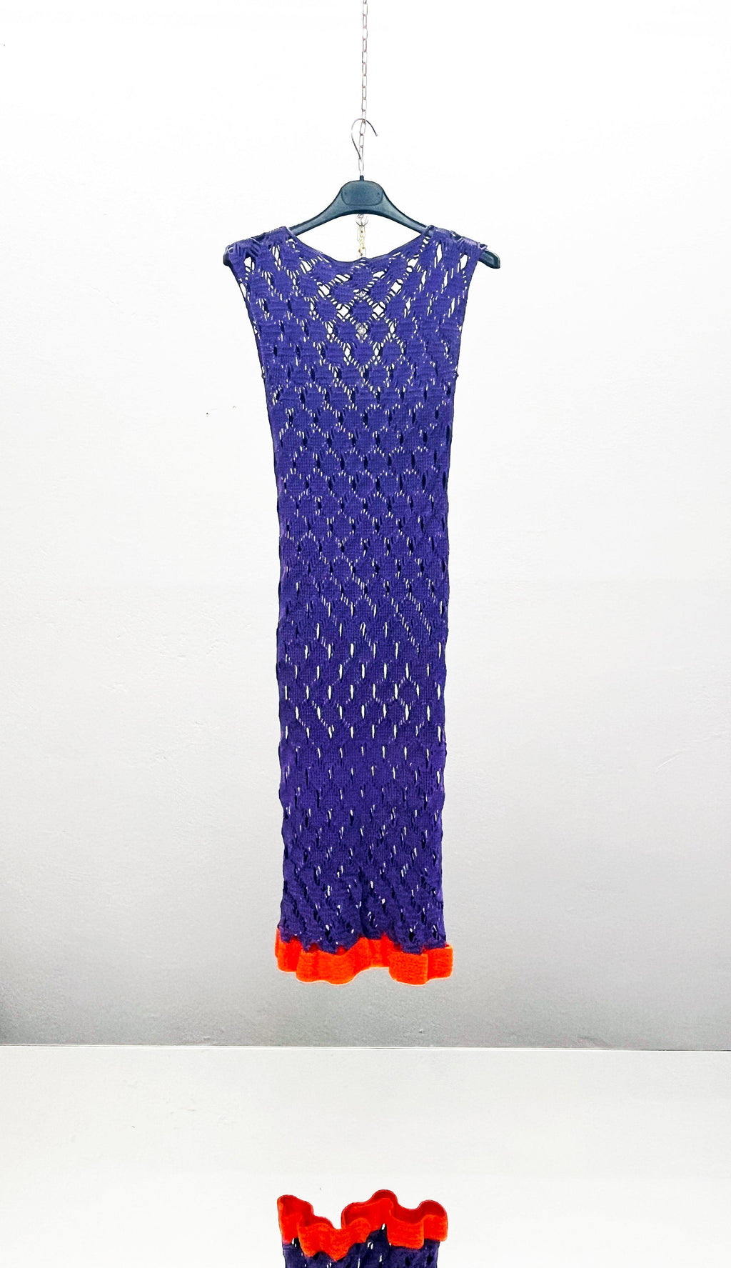 Flaka Jahaj / Studio Passenger | Afërdita - Hand crocheted Dress (Purple / orange)