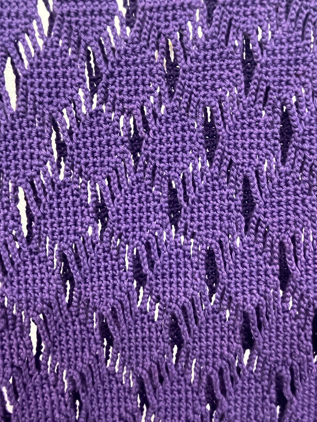 Flaka Jahaj / Studio Passenger | Afërdita - Hand crocheted Dress (Purple / orange)