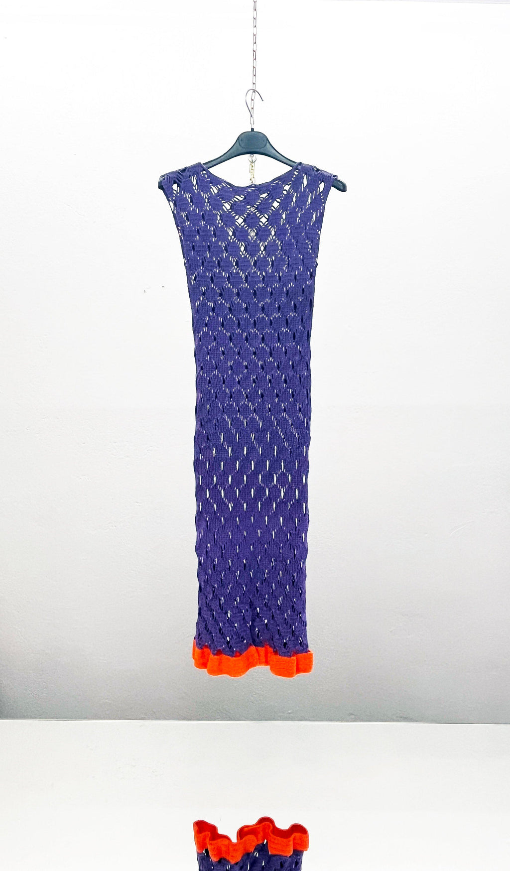 Flaka Jahaj / Studio Passenger | Afërdita - Hand crocheted Dress (Purple / orange)
