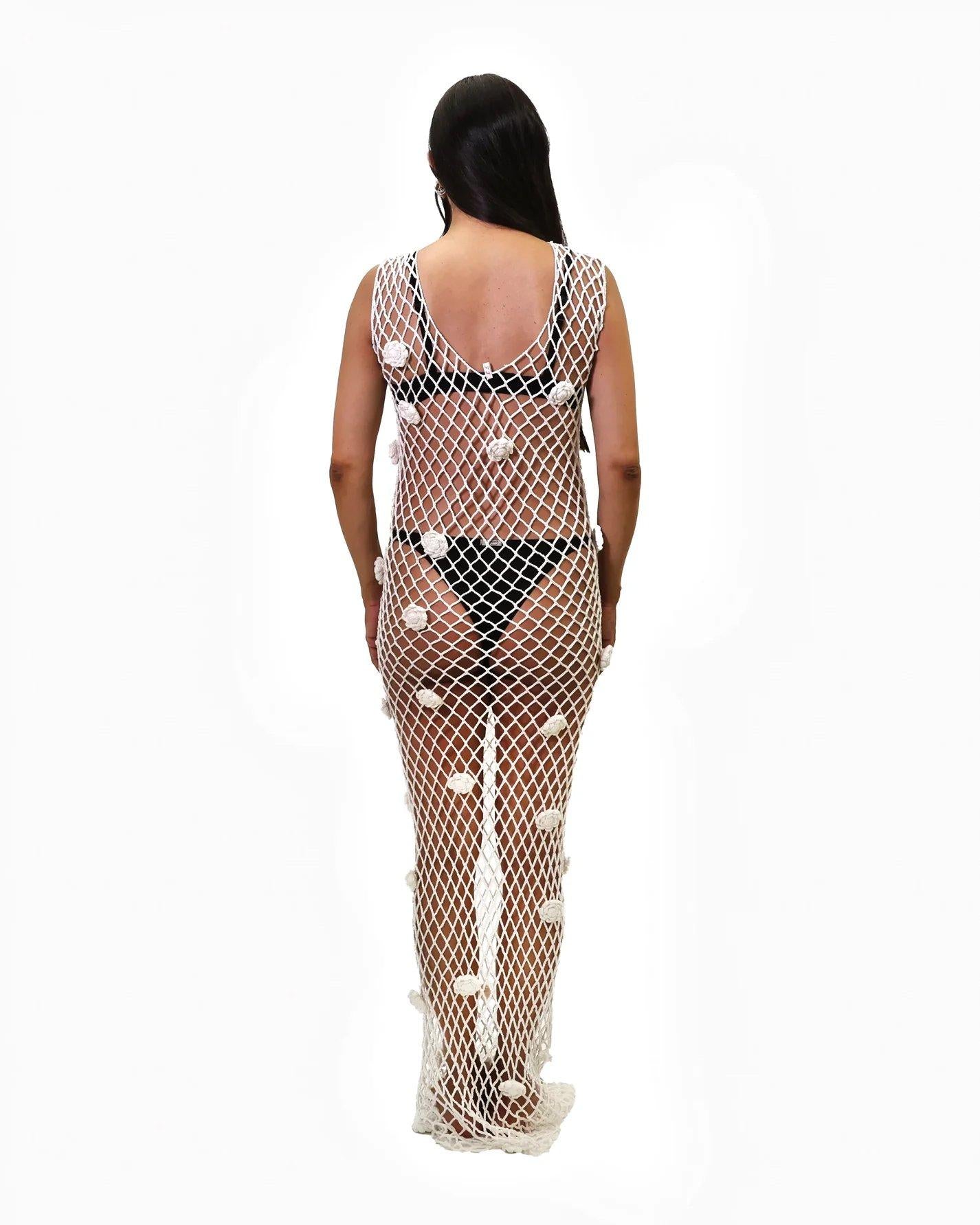 Flaka Jahaj / Studio Passenger | Afërdita - Hand crocheted Dress (White)