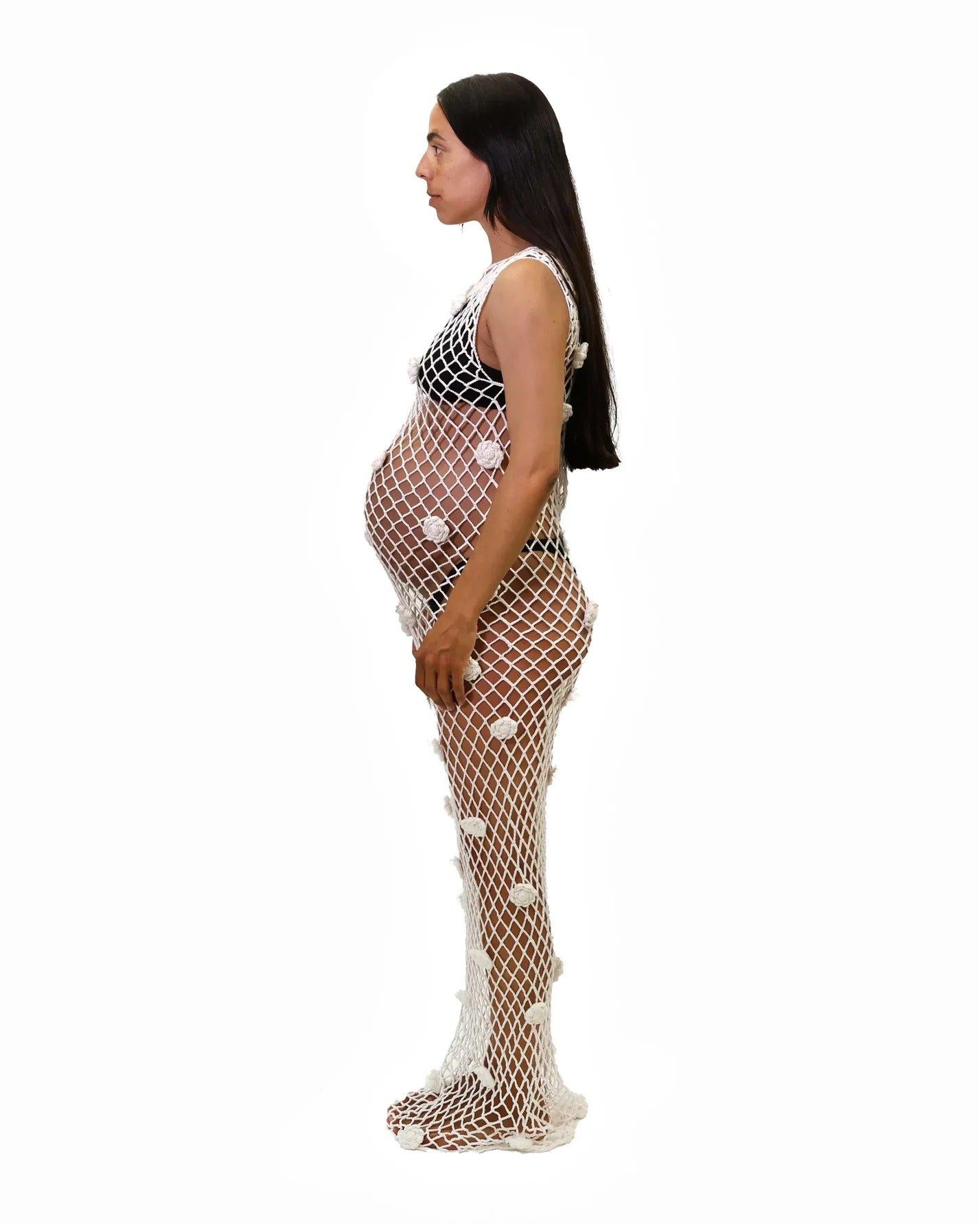 Flaka Jahaj / Studio Passenger | Afërdita - Hand crocheted Dress (White)