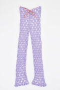 Flaka Jahaj / Studio Passenger | Besa - Purple Crochet Trousers