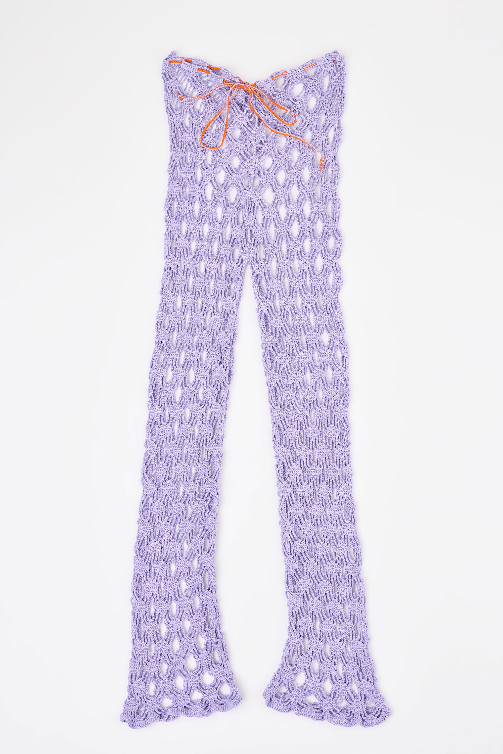 Flaka Jahaj / Studio Passenger | Besa - Purple Crochet Trousers