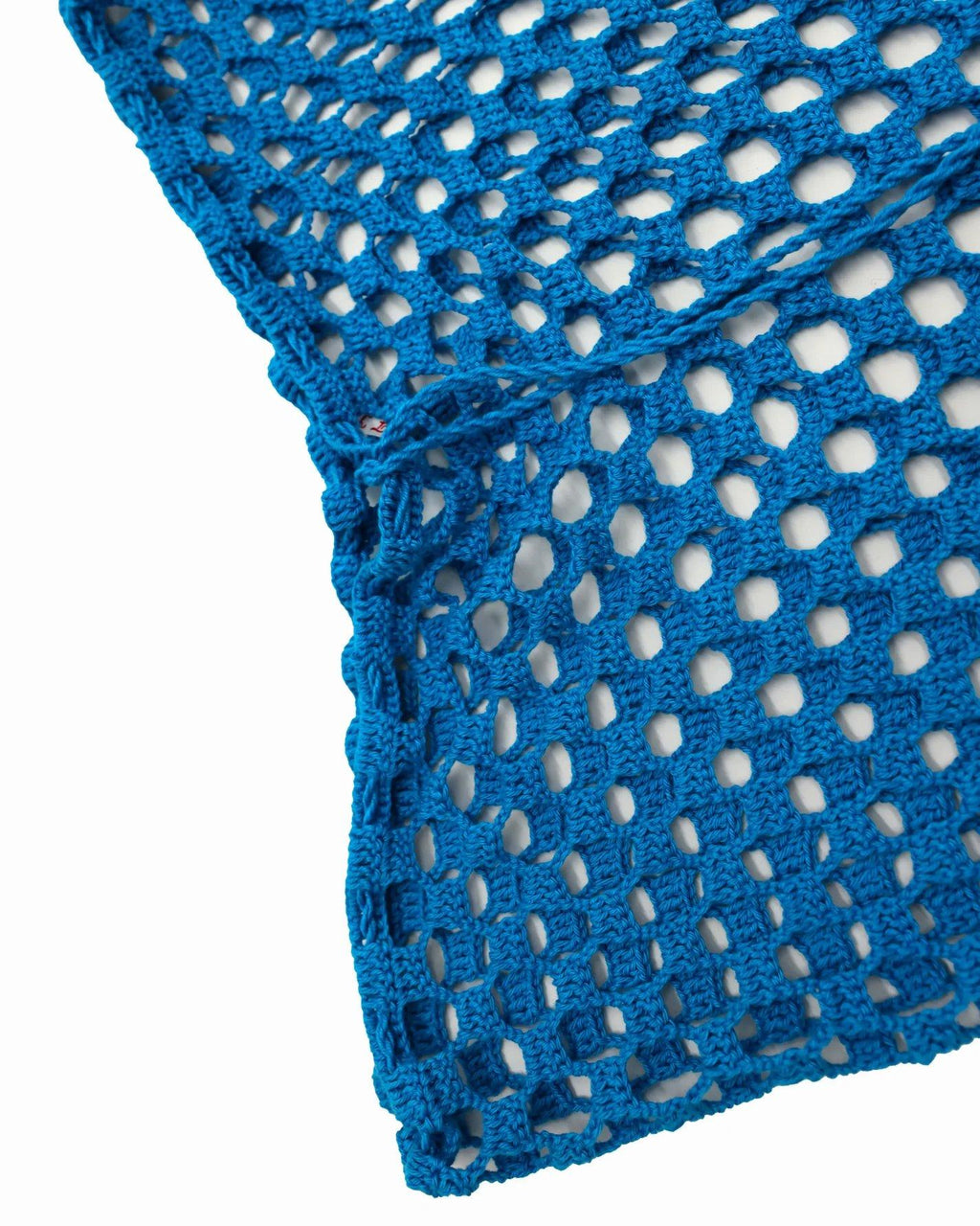 Flaka Jahaj / Studio Passenger | Era - Honeycomb crochet skirt red with drawstrings